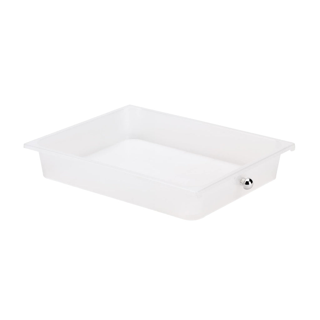 10 Drawer Mobile Cart White Chrome N7694