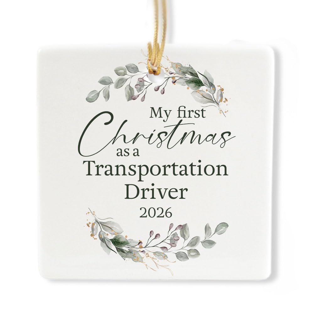 Ceramic 3-inch Square-Shaped Ornament B43415