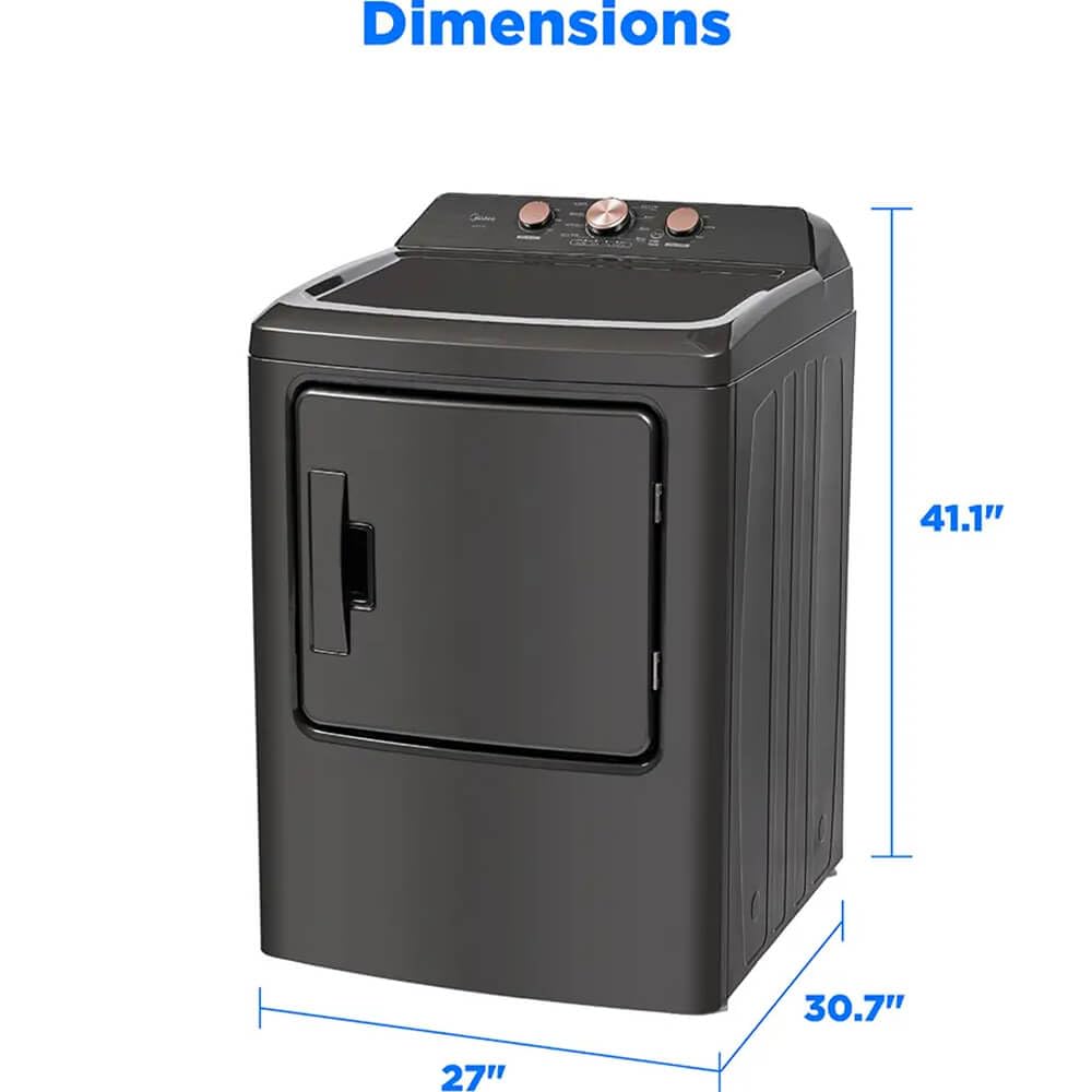 7 Cu. Ft. Grey Front Load Electric Dryer V731382