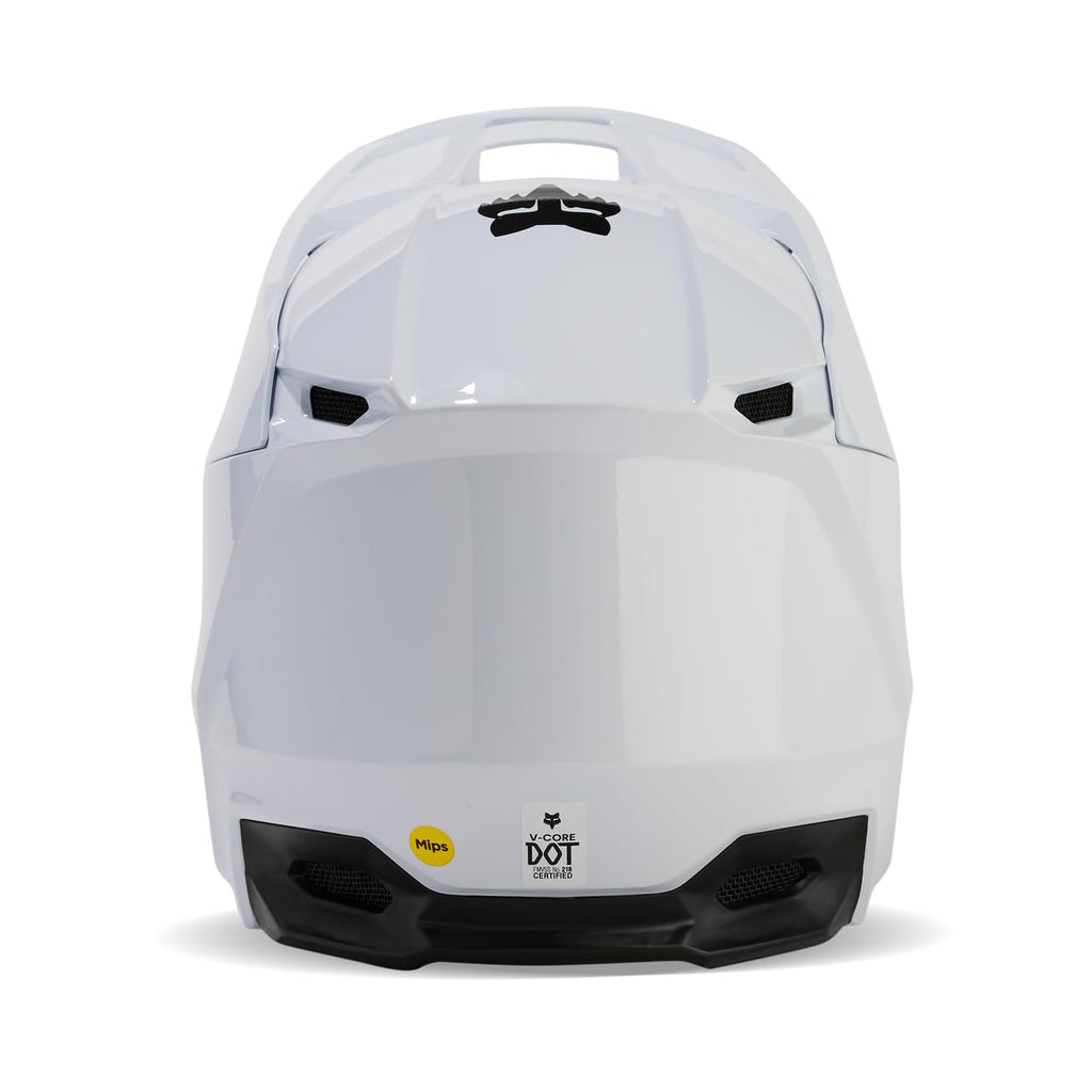 Matte White Motocross Helmet J1977