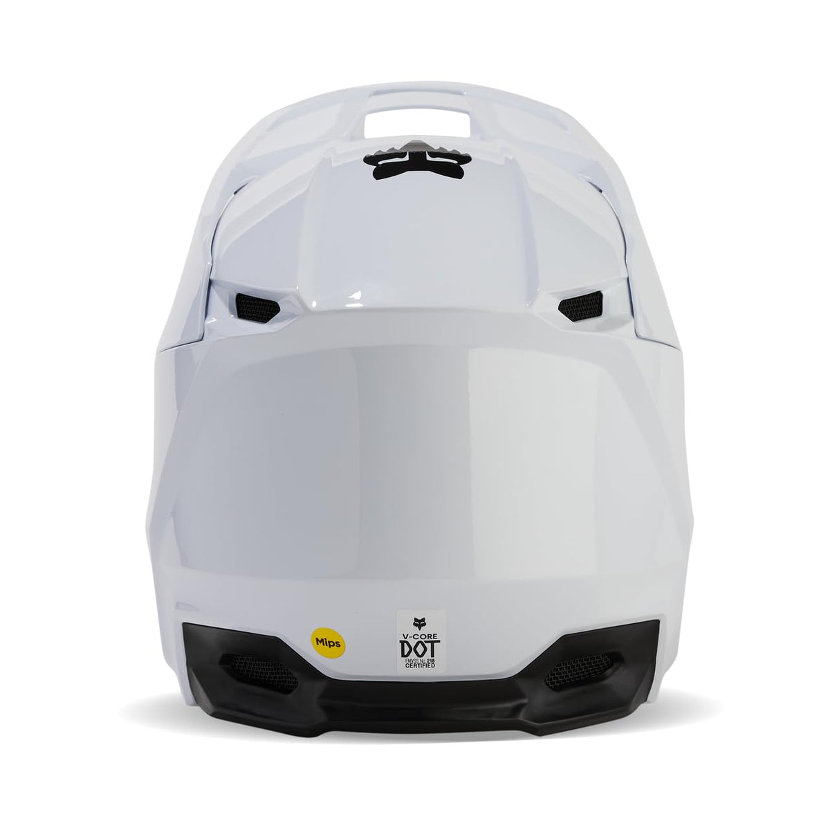 Matte White Motocross Helmet J1977