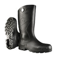 Black PVC Waterproof Steel Toe Rubber Boots Z857903