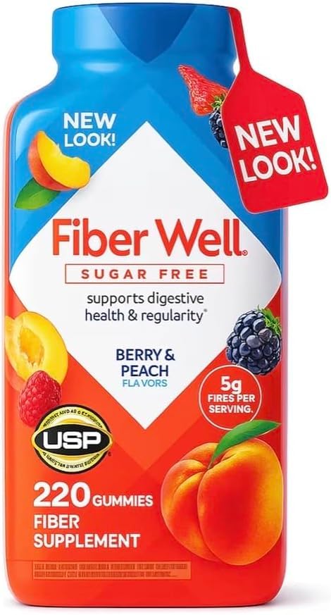 Sugar Free Fiber Gummies with Prebiotic 220 Count U495