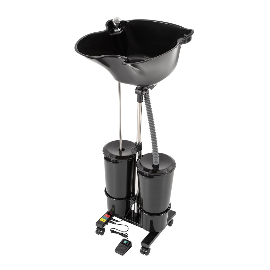 Portable Shampoo Sink with Electric Pump and Adjustable Height X554961