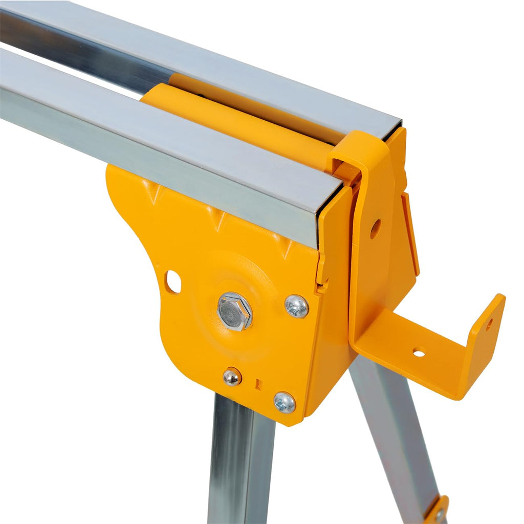 2 Pack Adjustable Height Folding Steel Sawhorse I84885
