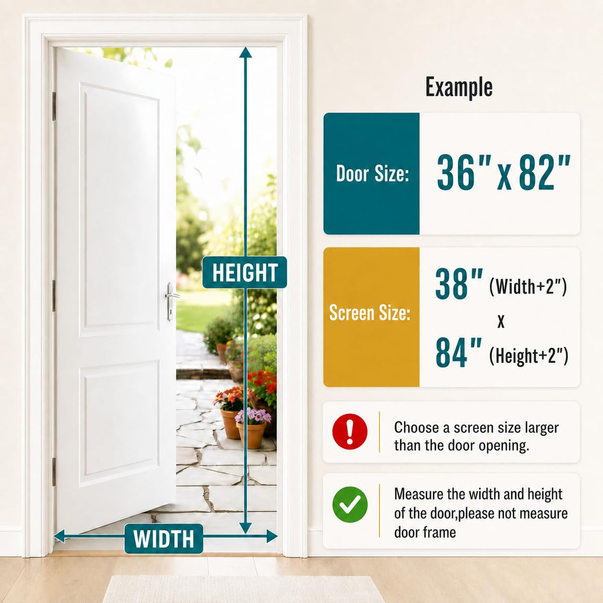 Magnetic Screen Door K180