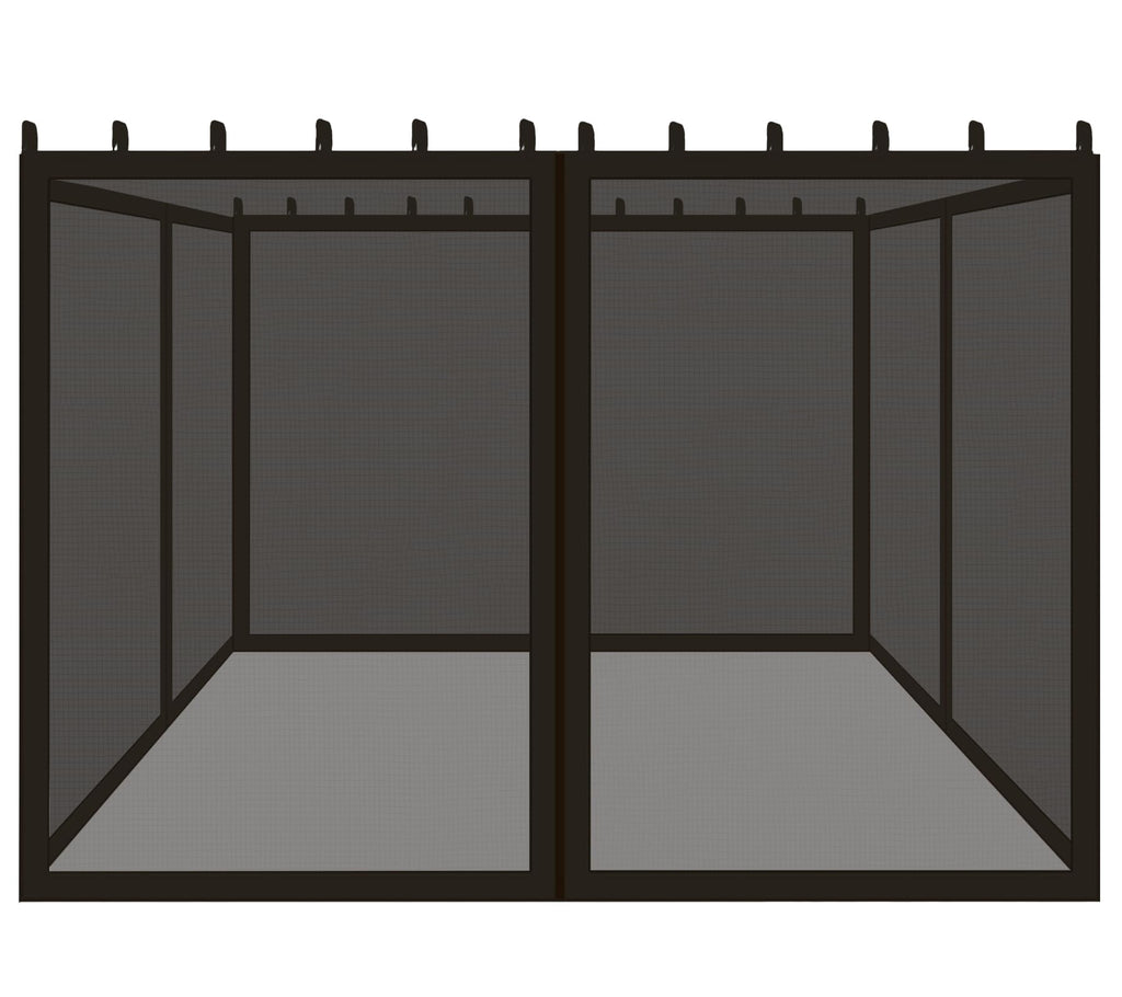 Black 10x10 FT Mosquito Netting Replacement H212462