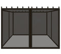 Black 10x10 FT Mosquito Netting Replacement H212462