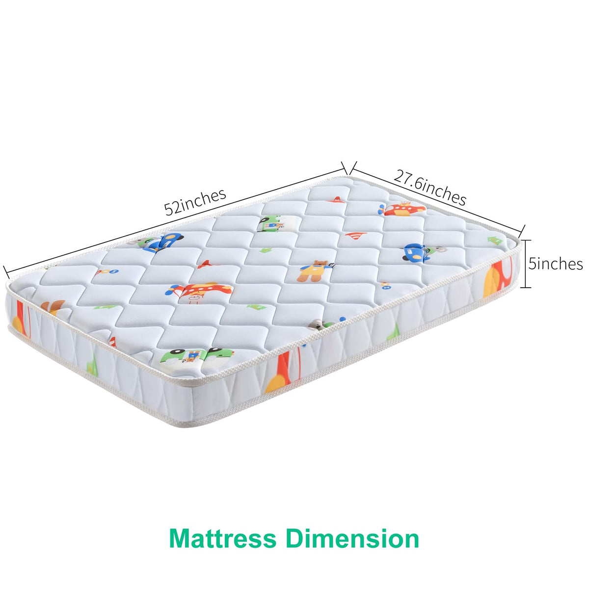 5" Thick Knitted Fabric Crib Mattress H89087