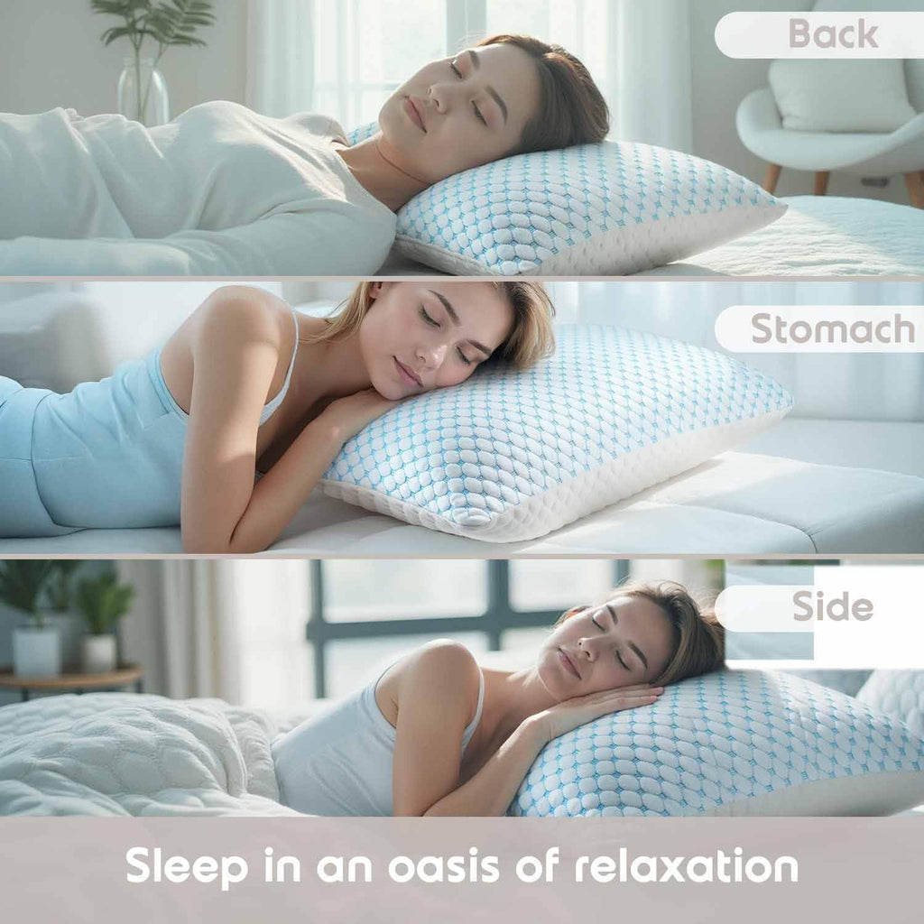 King Size Memory Foam Pillow Set of 2 G979825