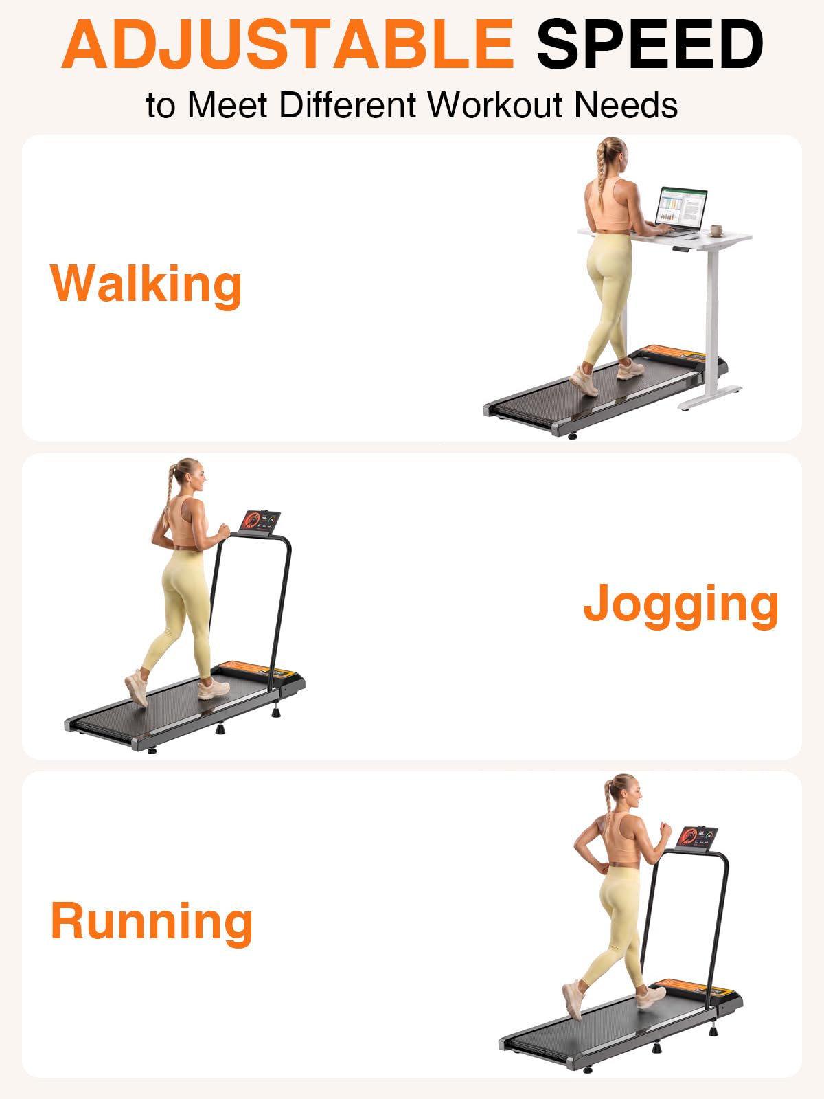 Under Desk Treadmill with Incline N4348