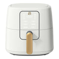 6 Quart Air Fryer with Touch-Activated Display, 4-in-1 Countertop Air Fryer 1750W, Nonstick Dishwasher Safe, White Icing E596892