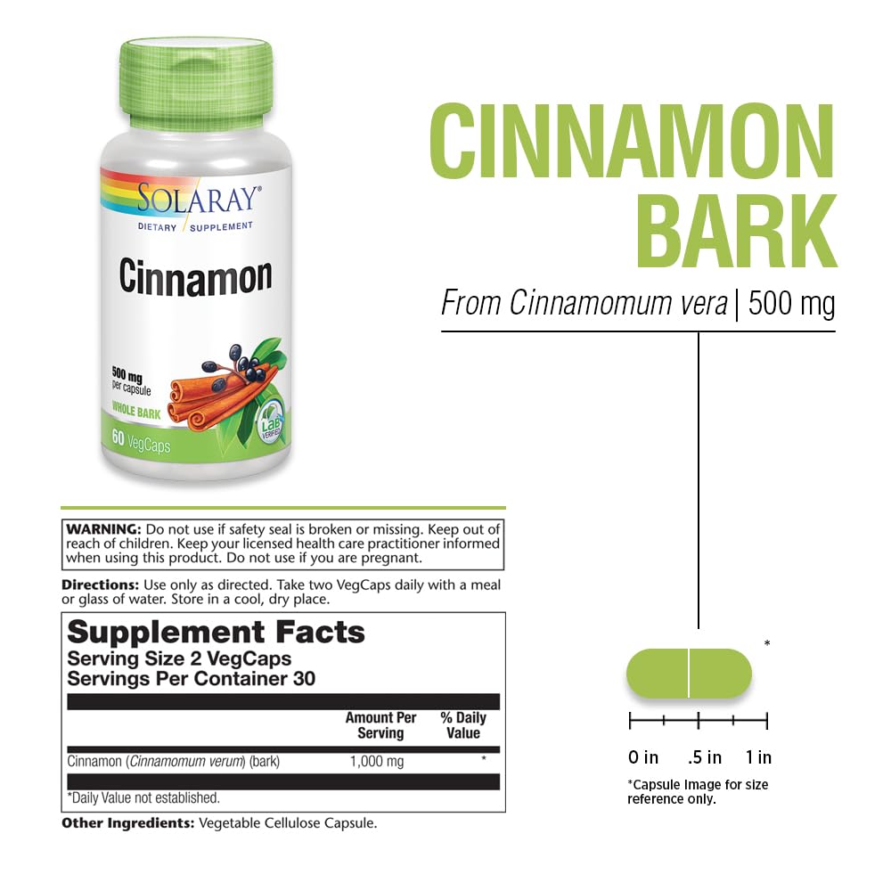 Cinnamon Bark 1000mg Vegan Capsules P257