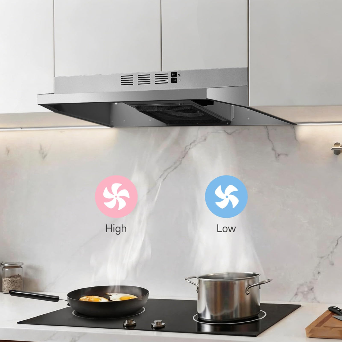Stainless Steel Under Cabinet Range Hood J454221