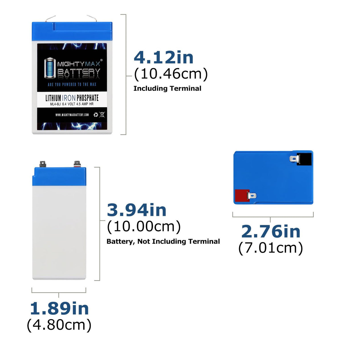 6V 4.5AH Lithium Replacement Battery T684920