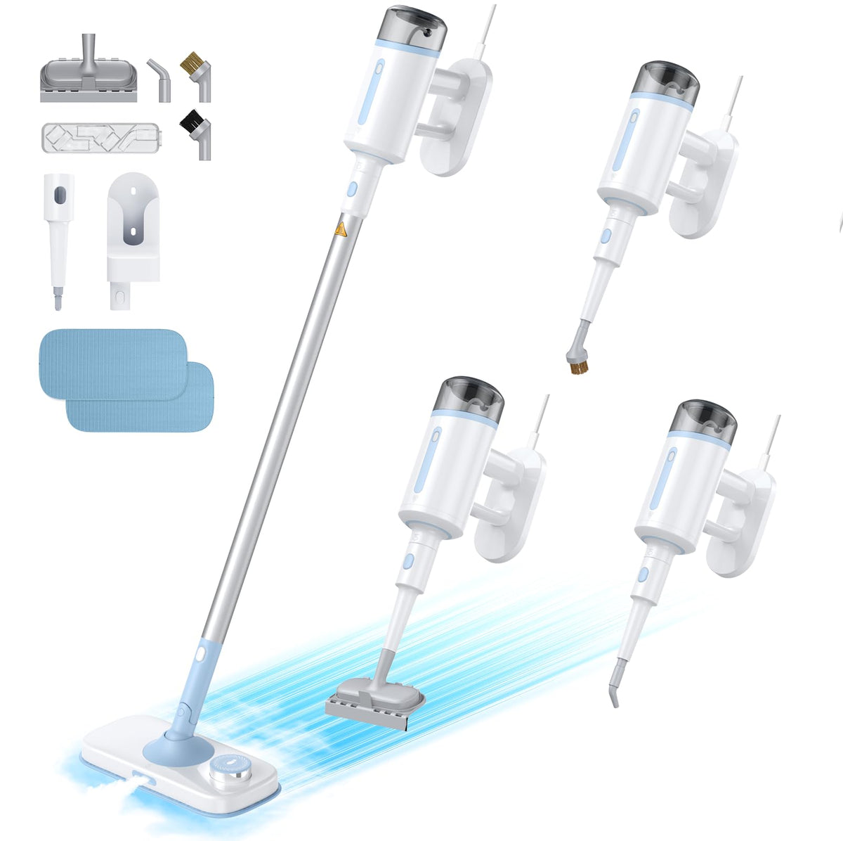 10 in 1 Detachable Handheld Steam Mop C416
