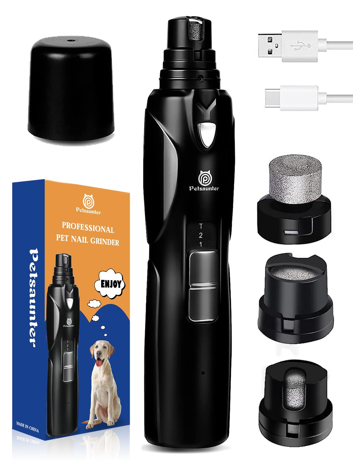 Dog Nail Grinder with LED Light S326