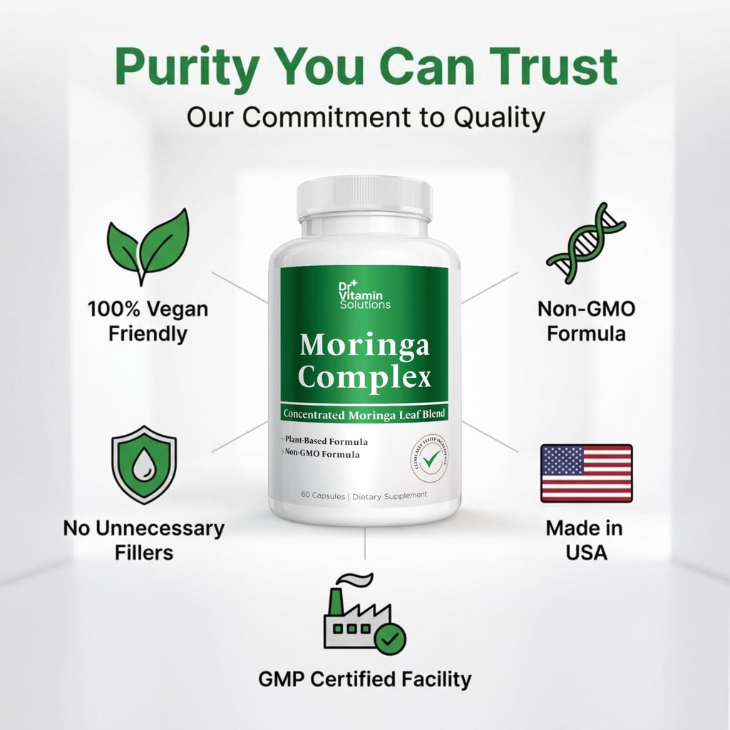 Moringa Oleifera Capsules with 20:1 Leaf Extract F43037