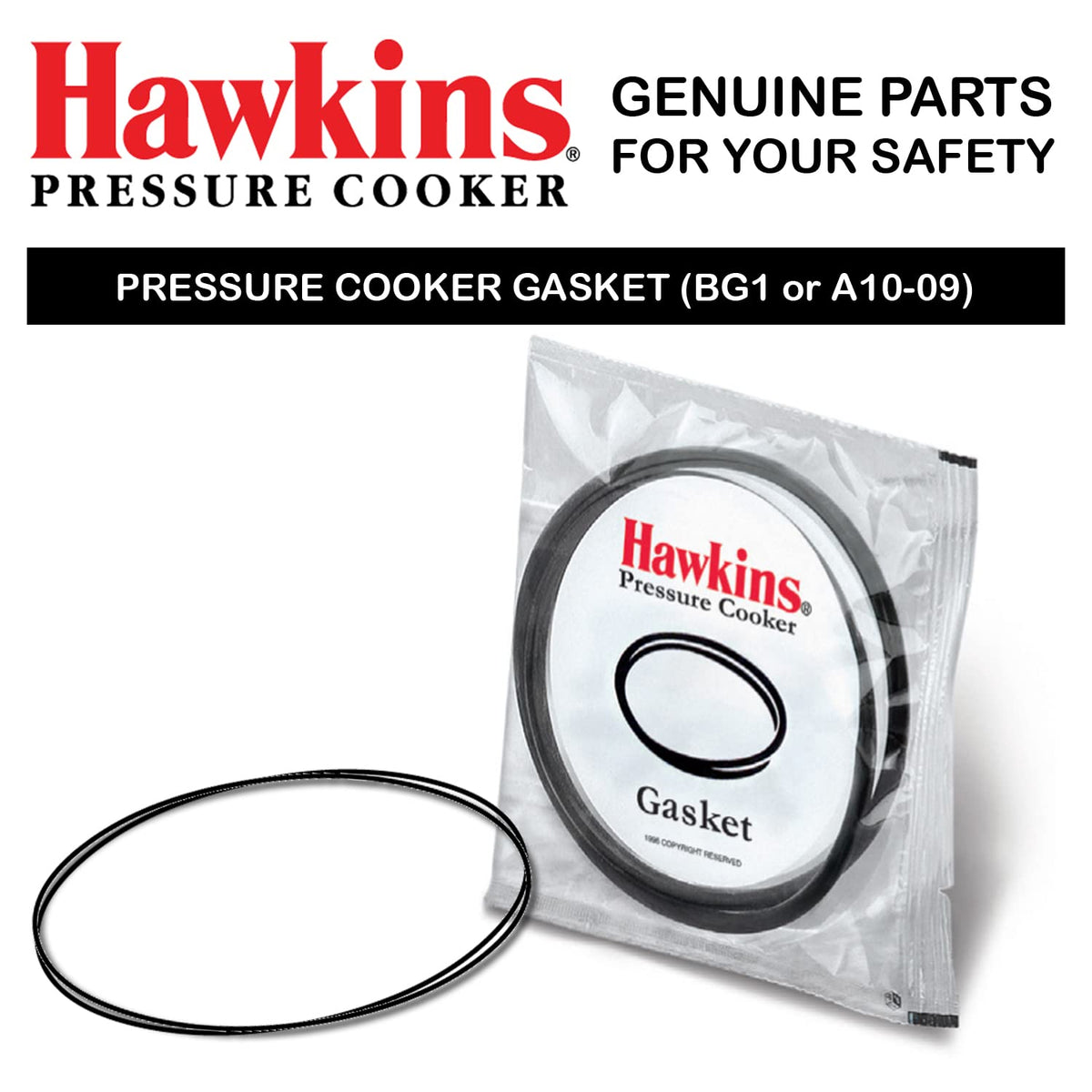 Black Gasket Sealing Ring for Pressure Cookers A8373