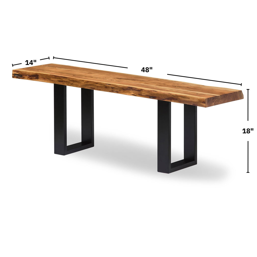 Solid Wood Entryway Bench Z6536