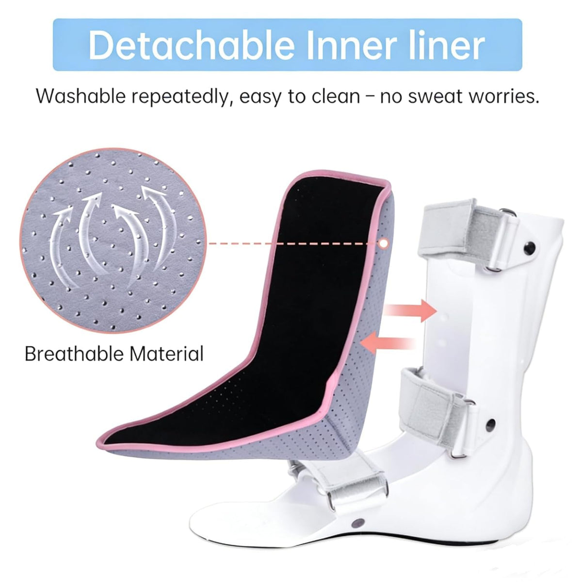 Walking Boot with Removable Liner & Splint U423