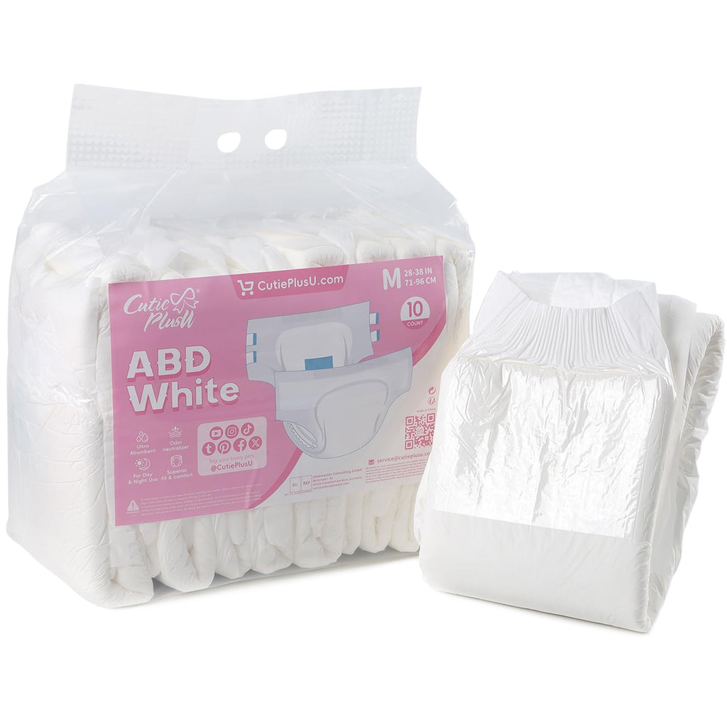 Diaper 10 Pieces Protective Underwear White 28"-38" X935689