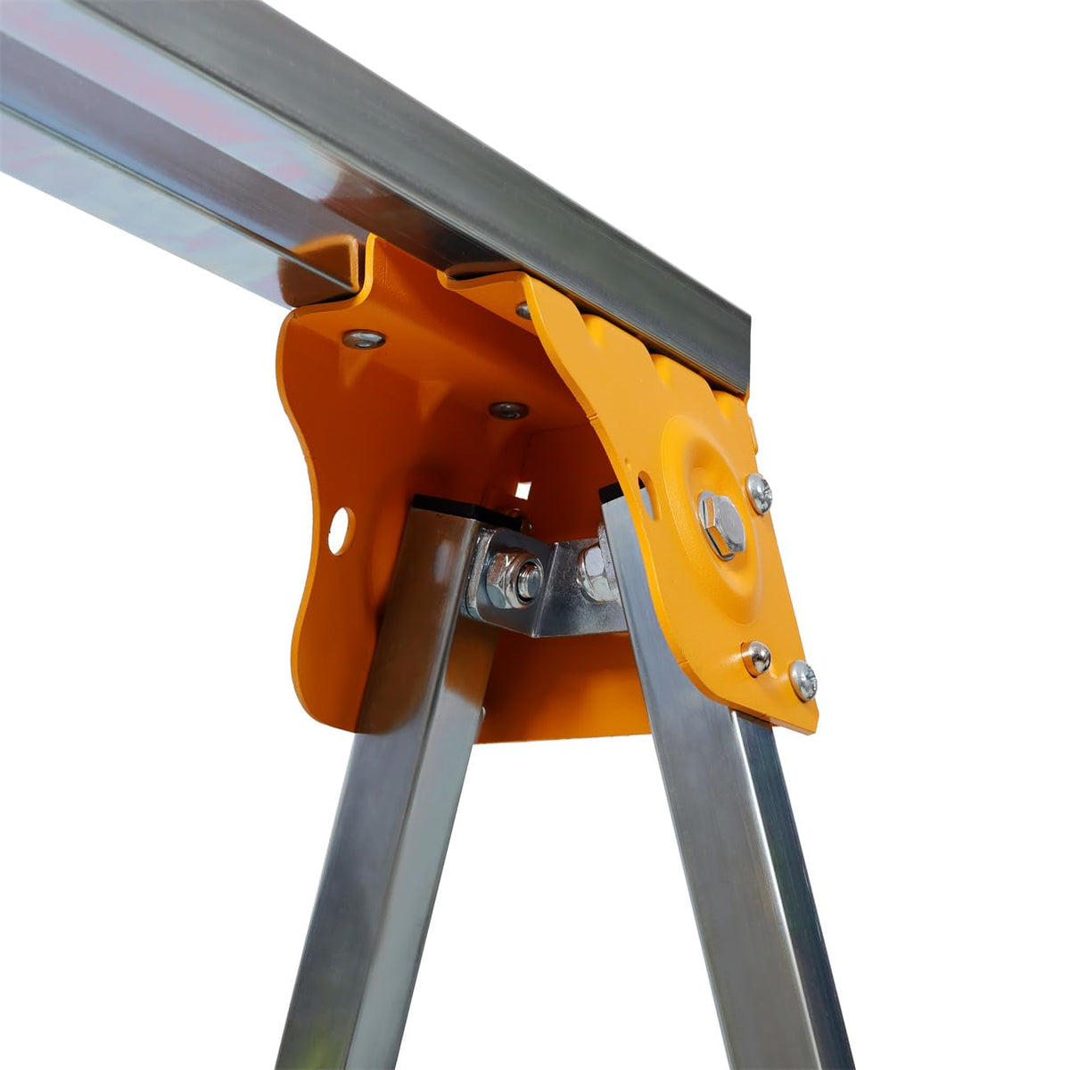 2 Pack Adjustable Height Folding Steel Sawhorse I84885