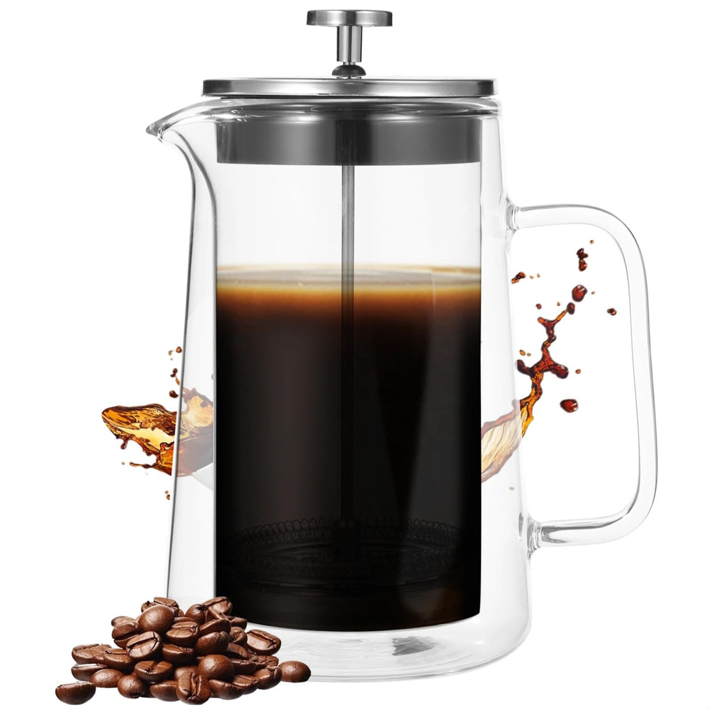 33.8 Oz Insulated Double Wall Tea Maker with Fine Mesh Filter F8519