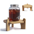 Beverage Dispenser with Bamboo Stand P24781