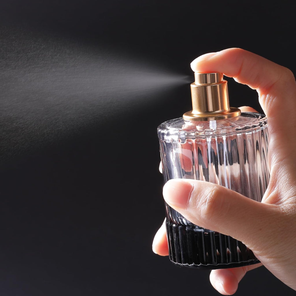 50ml Glass Spray Perfume Bottle Black N800