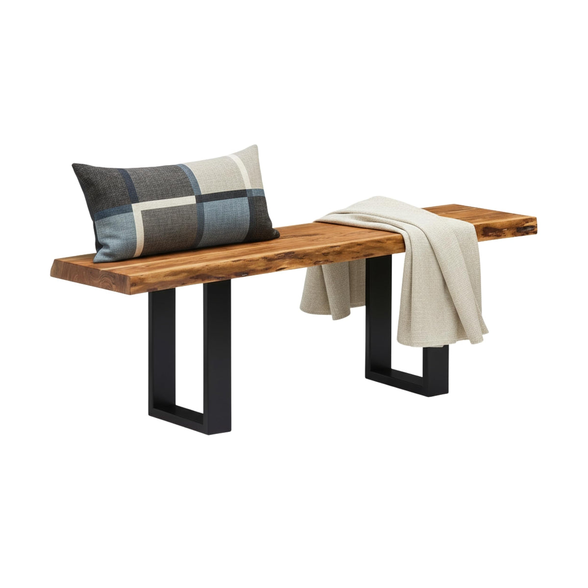 Solid Wood Entryway Bench Z6536