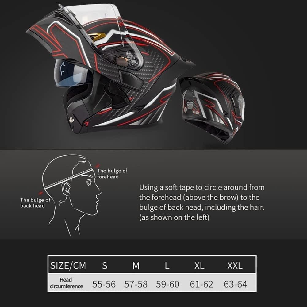 DOT Approved Flip up Full Face Modular Motorcycle Helmet P211721