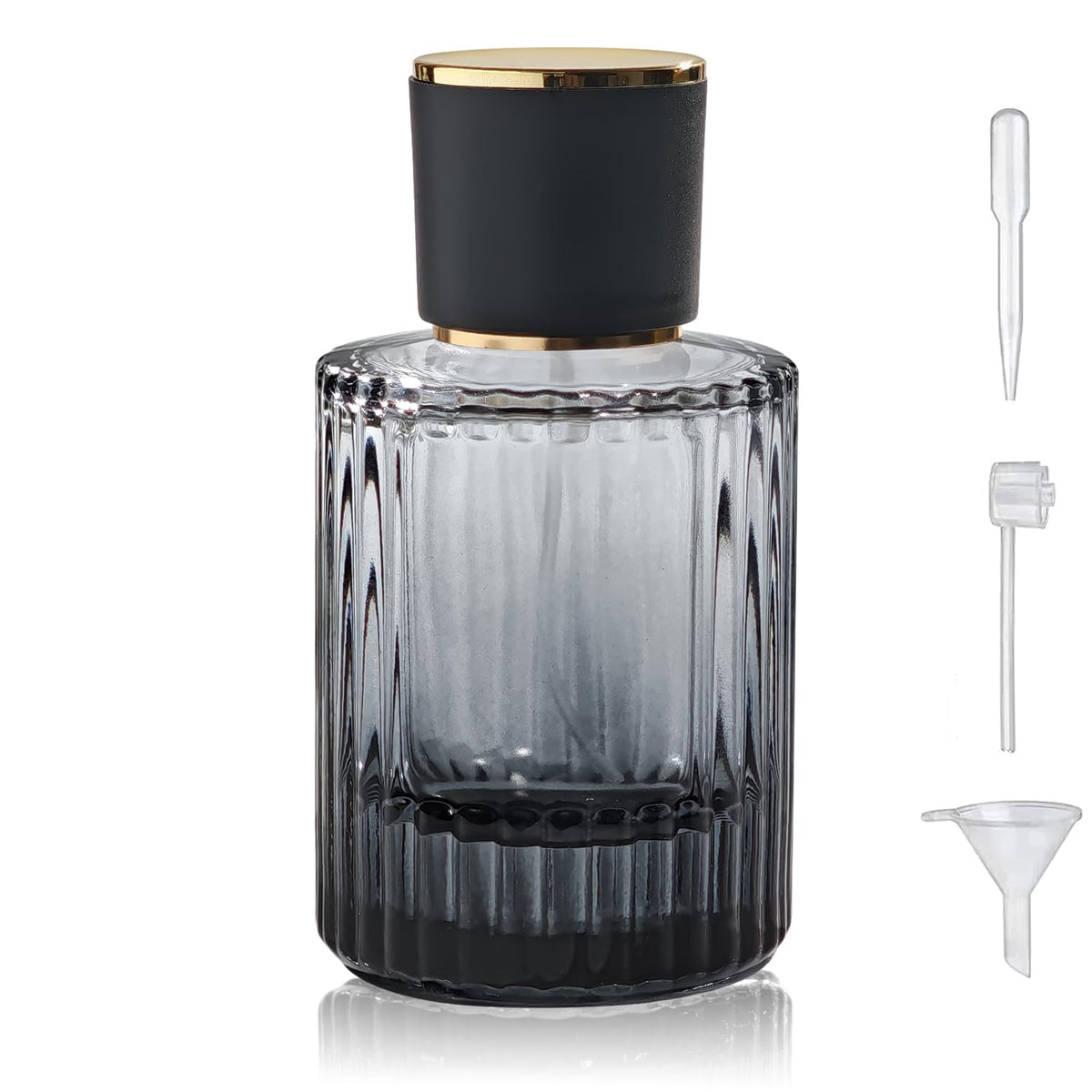 50ml Glass Spray Perfume Bottle Black N800