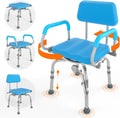 Swivel Shower Chair with Arms and Back J778939