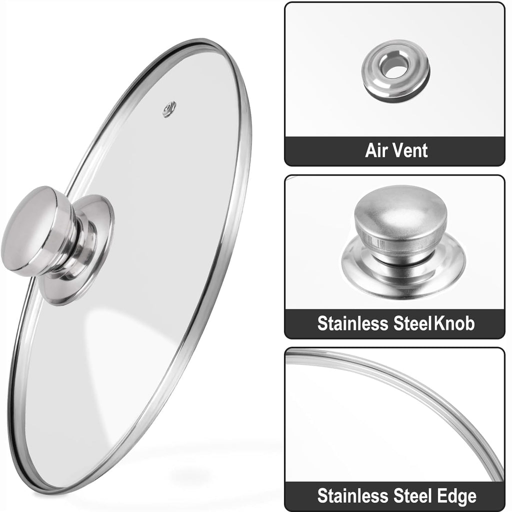 10 Inch Glass Pan Lid X697