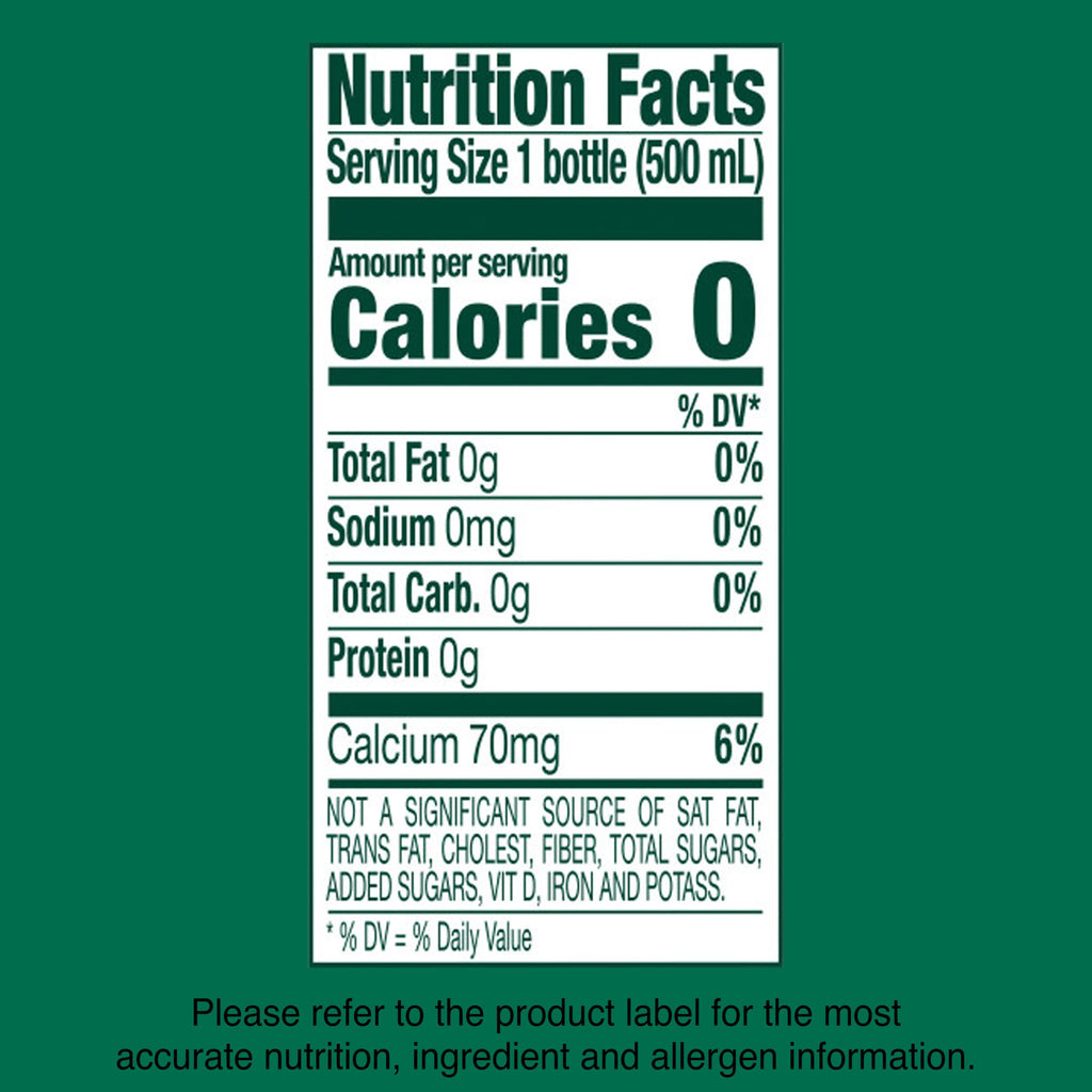 Lime Flavored Sparkling Water 16.9 FL OZ 24 Count D484120