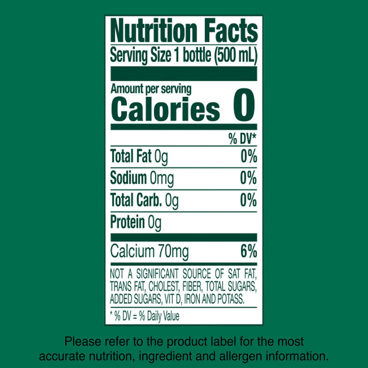 Lime Flavored Sparkling Water 16.9 FL OZ 24 Count D484120