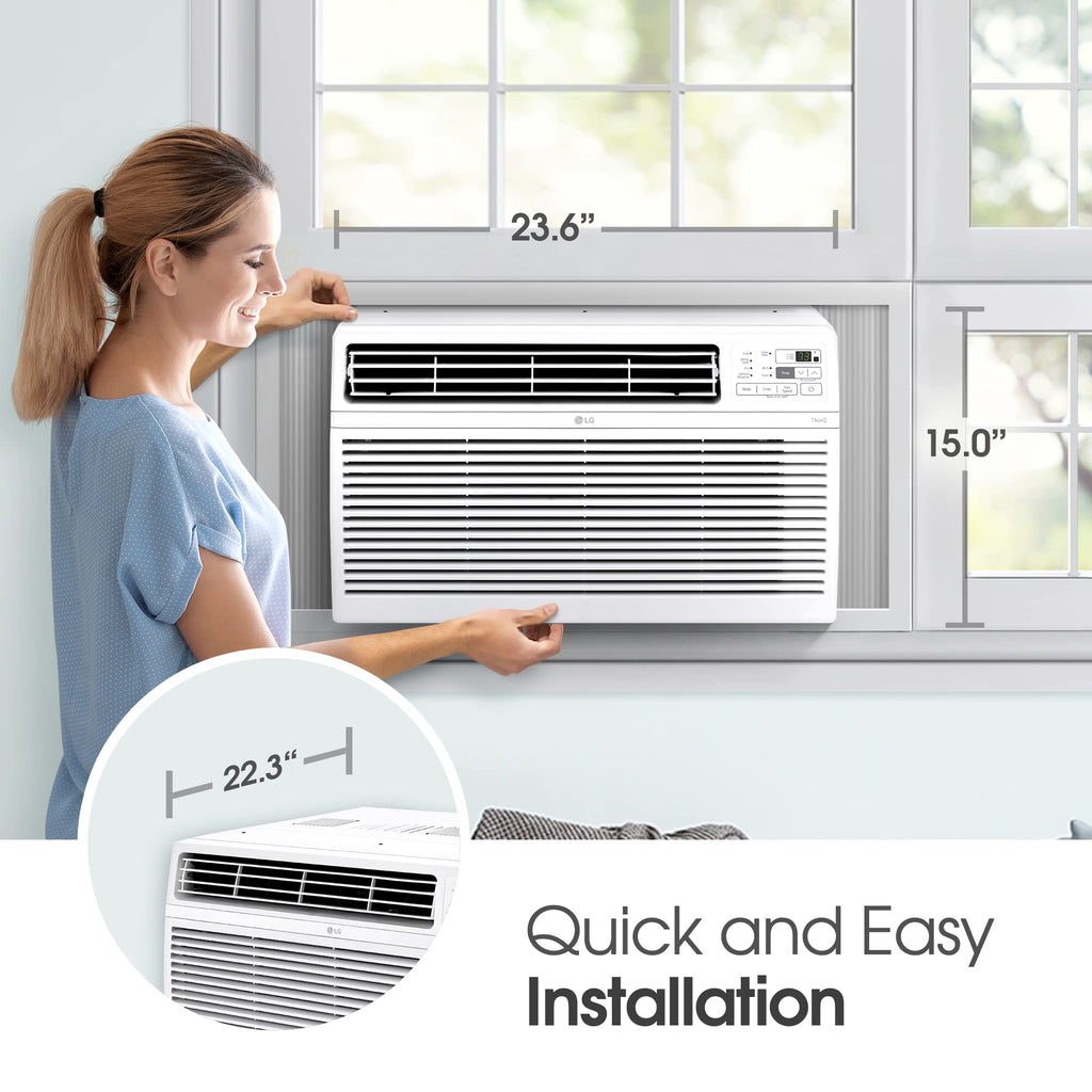 14000 BTU WiFi Enabled Window Air Conditioner White J67990