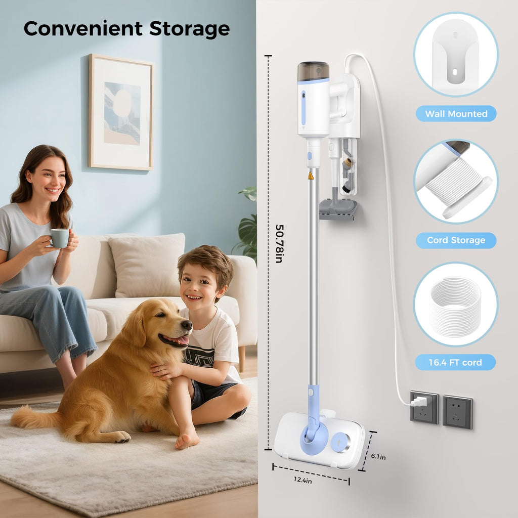 10 in 1 Detachable Handheld Steam Mop C416
