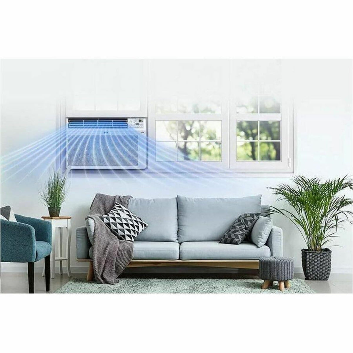 14000 BTU WiFi Enabled Window Air Conditioner White J67990