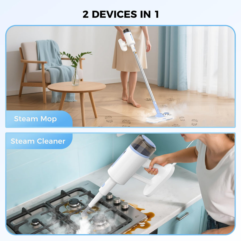 10 in 1 Detachable Handheld Steam Mop C416