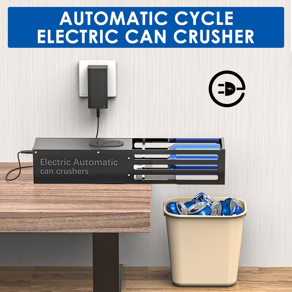 Automatic Electric Can Crusher for 8oz 12oz 16oz Cans P3143