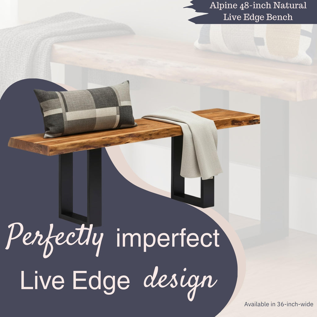 Solid Wood Entryway Bench Z6536