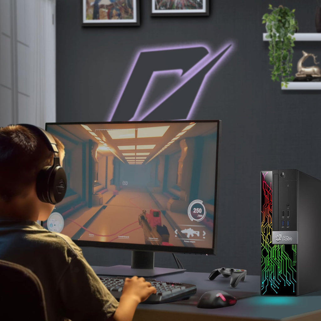 Intel Core i5-8500 16GB DDR4 RAM 256GB SSD GeForce GT 1030 Gaming Desktop Computer F432