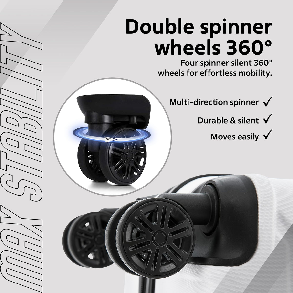 20-Inch Hardside Spinner Luggage B6465