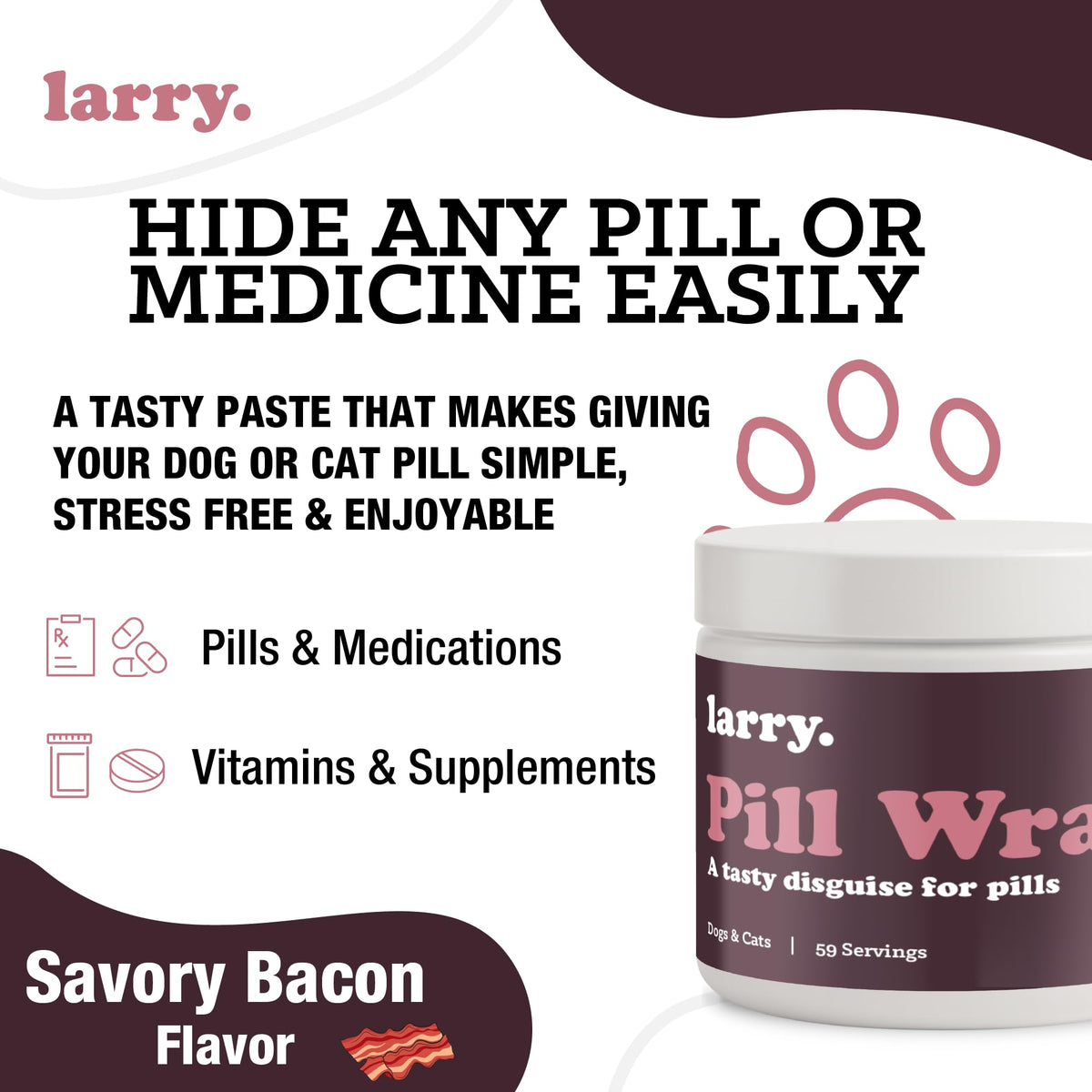 Pill Wrap Dogs Hide Medication Pockets 4.2 oz N550770