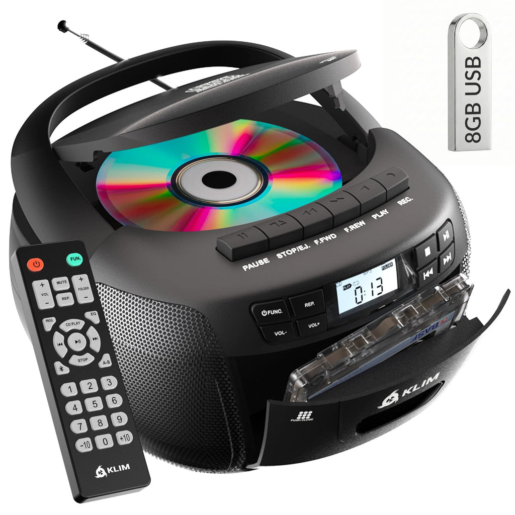 CD Cassette Player with Bluetooth Boombox M9277
