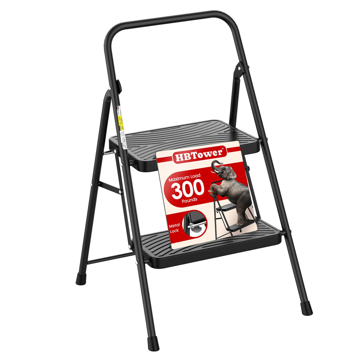 2 Step Ladder with Anti-Slip Pedal Y99585
