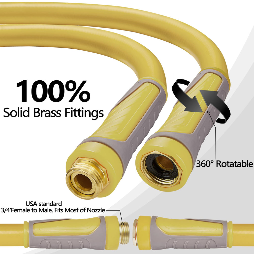 100 FT x 5/8" Heavy Duty Non-Expanding Garden Hose T465