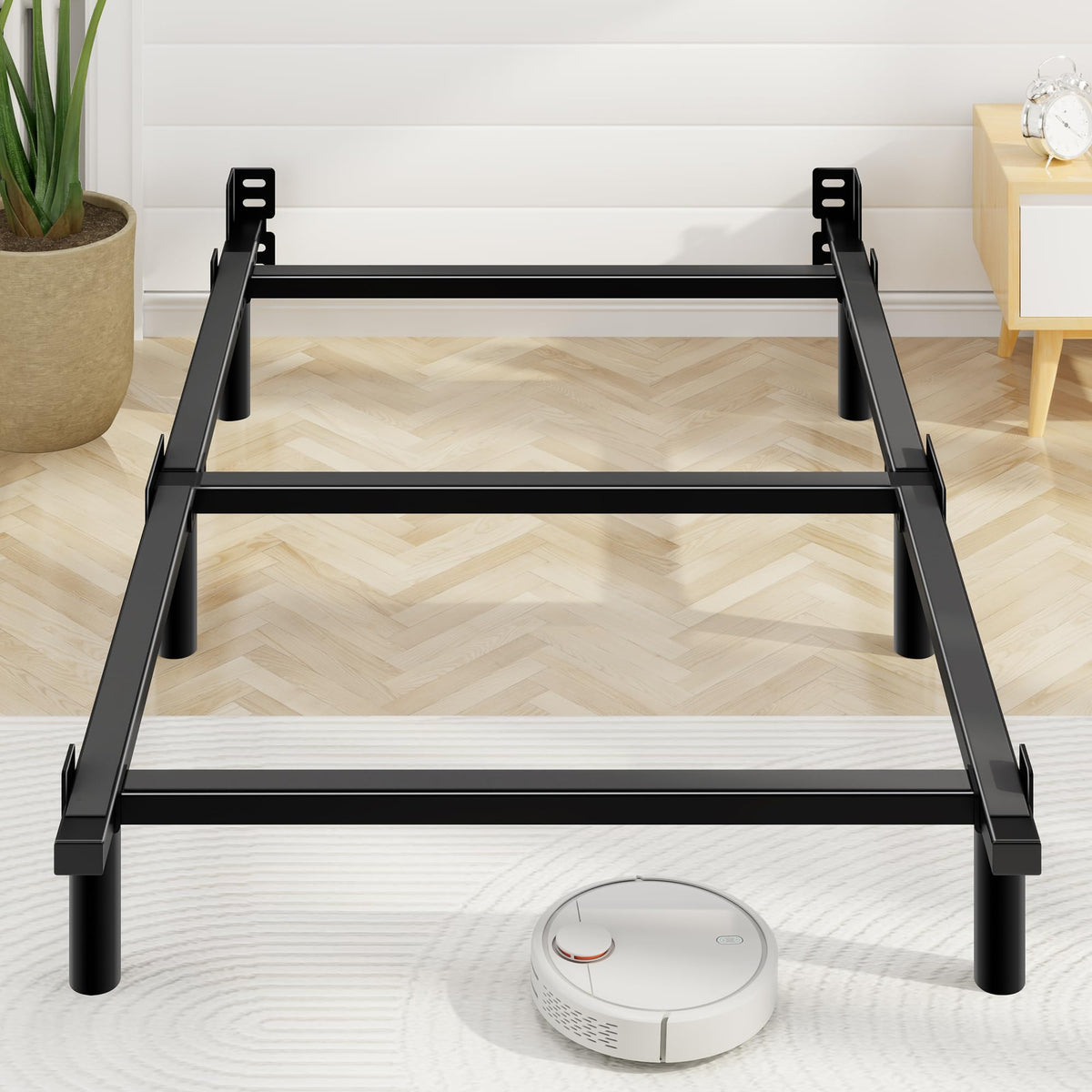 7 Inch Heavy Duty Metal Twin Bed Frame F20412